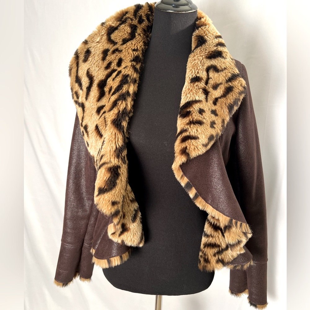 Reversible faux furr jacket